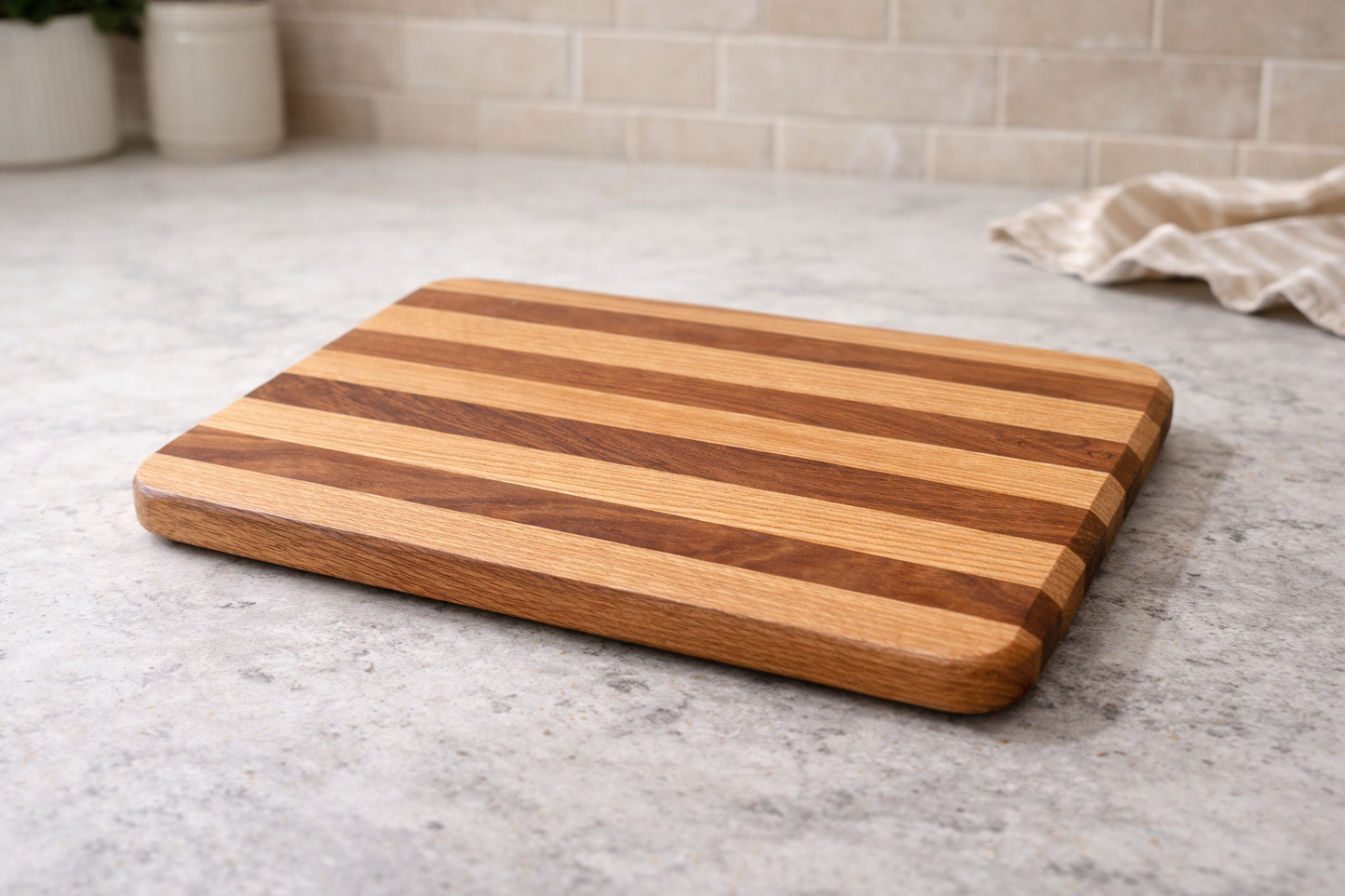 Handmade 12” x 11” Solid Wood Cutting Board