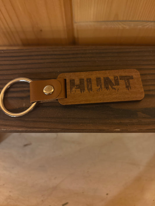 Hunt Keychain – Laser Engraved Hunting Gift