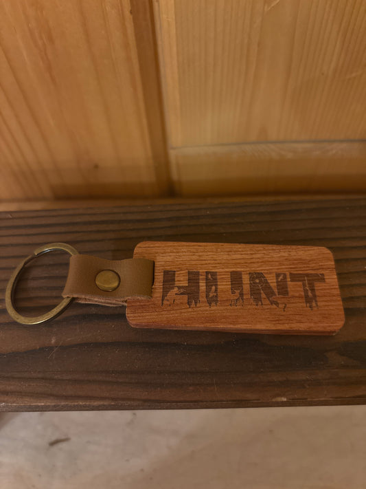 Hunt Keychain – Laser Engraved Hunting Gift