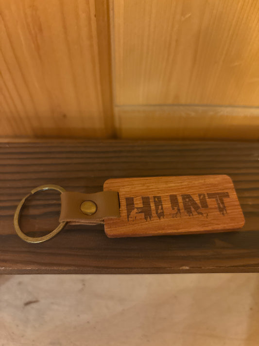 Hunt Keychain – Laser Engraved Hunting Gift