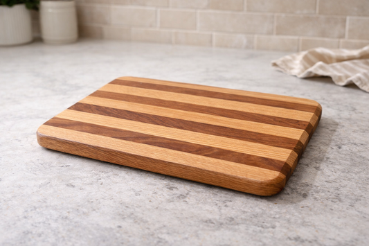 Handmade 12” x 11” Solid Wood Cutting Board